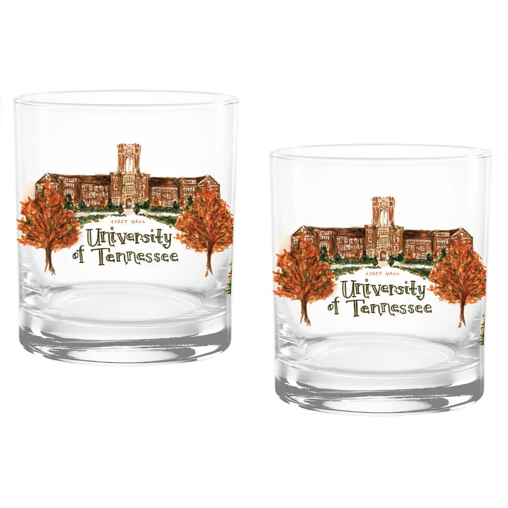 Tennessee Volunteers 2-Pack 14oz. Laura Wilcox University Rocks Set