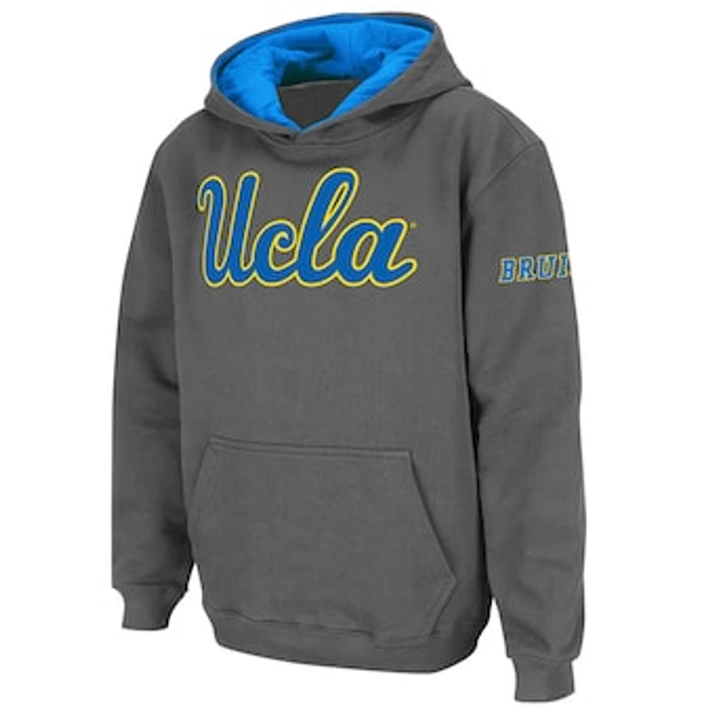 Youth Colosseum Charcoal UCLA Bruins Big Logo Pullover Hoodie