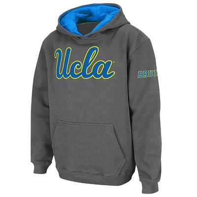 Youth Colosseum Charcoal UCLA Bruins Big Logo Pullover Hoodie