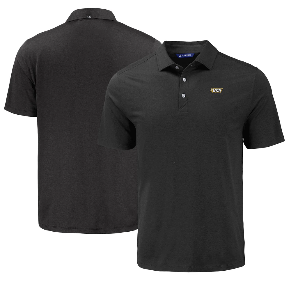 Men's Cutter & Buck VCU Rams Coastline Epic Comfort Eco Recycled Polo