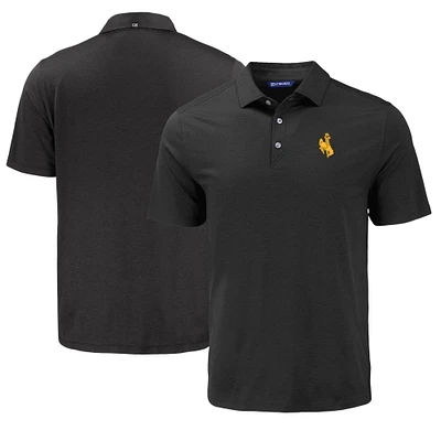 Men's Cutter & Buck Wyoming Cowboys Coastline Epic Comfort Eco Recycled Polo
