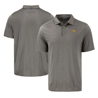 Men's Cutter & Buck West Virginia Mountaineers Coastline Epic Comfort Eco Recycled Polo