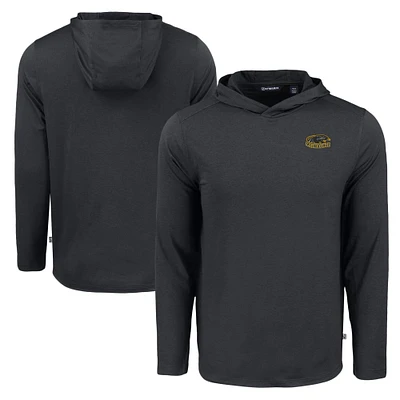 Men's Cutter & Buck Wisconsin-Milwaukee Panthers Coastline Epic Comfort Eco Recycled Long Sleeve Hoodie T-Shirt