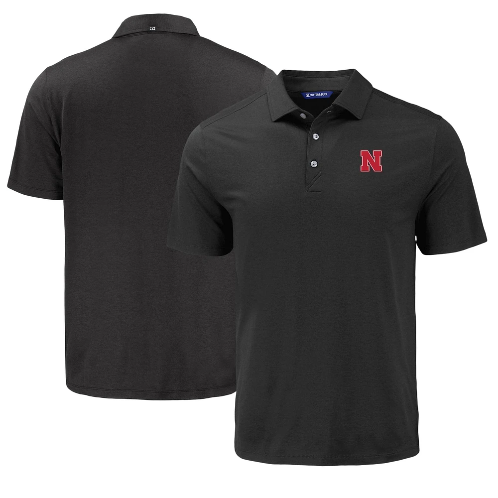 Men's Cutter & Buck Nebraska Huskers Coastline Epic Comfort Eco Recycled Polo