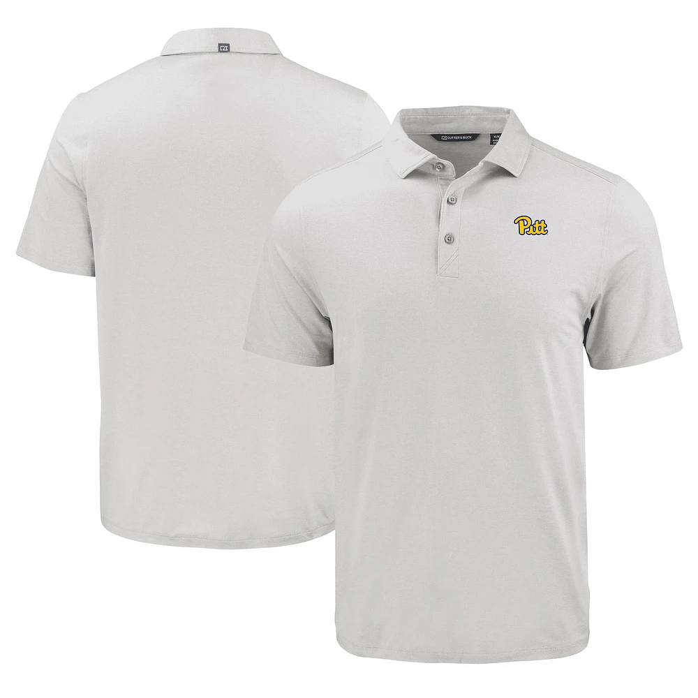 Men's Cutter & Buck Pitt Panthers Coastline Epic Comfort Eco Recycled Polo