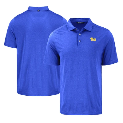 Men's Cutter & Buck Royal Pitt Panthers Coastline Epic Comfort Eco Recycled Polo