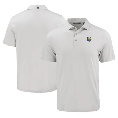 Men's Cutter & Buck Gray Quinnipiac Bobcats Coastline Epic Comfort Eco Recycled Polo