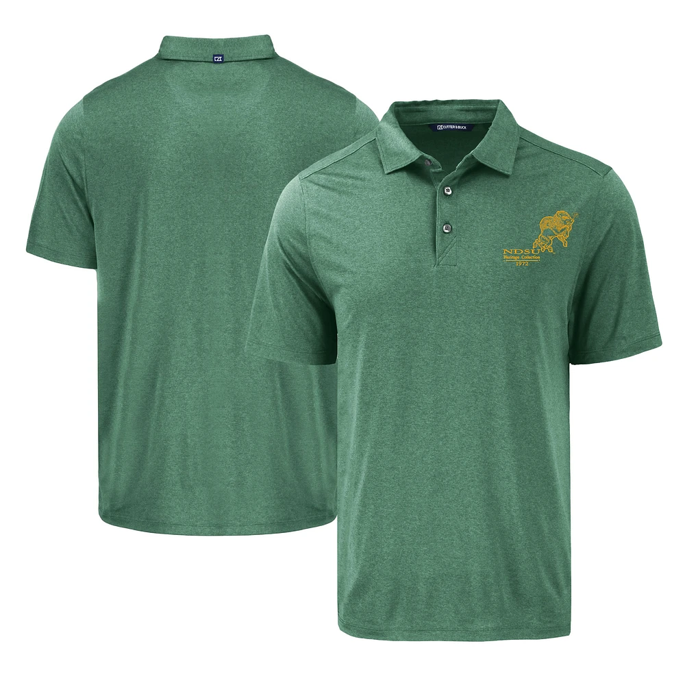 Men's Cutter & Buck NDSU Bison Coastline Epic Comfort Eco Recycled Polo