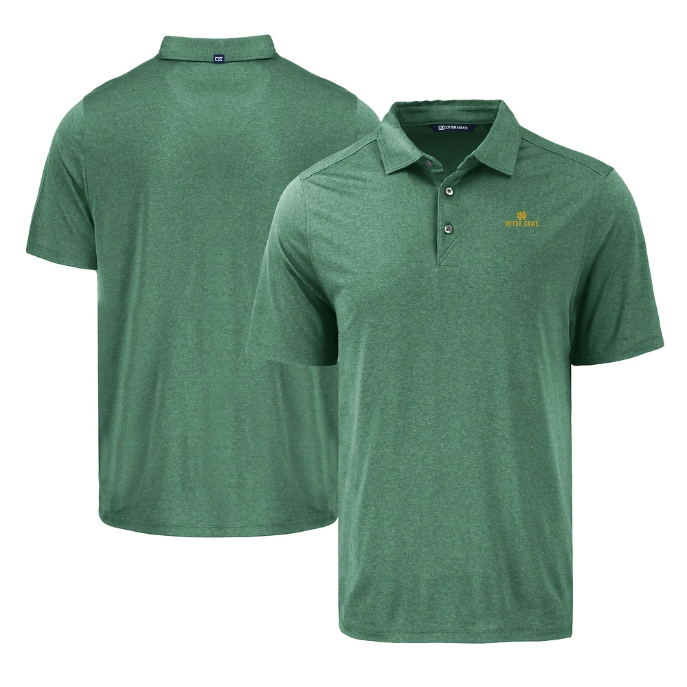 Men's Cutter & Buck Notre Dame Fighting Irish Coastline Epic Comfort Eco Recycled Polo