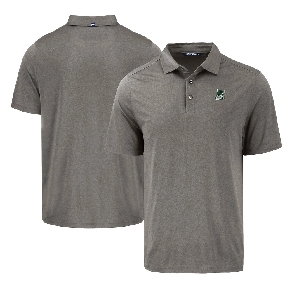 Men's Cutter & Buck Gray Portland State Vikings Coastline Epic Comfort Eco Recycled Polo