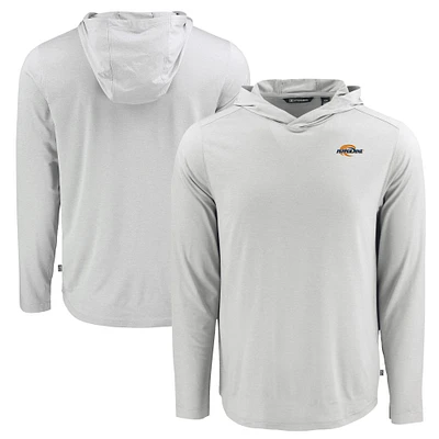 Men's Cutter & Buck Pepperdine Waves Coastline Epic Comfort Eco Recycled Long Sleeve Hoodie T-Shirt