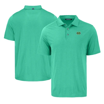 Men's Cutter & Buck Kelly Green Marshall Thundering Herd Coastline Epic Comfort Eco Recycled Polo
