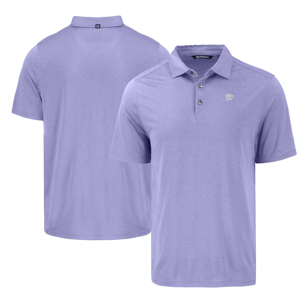 Men's Cutter & Buck Kansas State Wildcats Coastline Epic Comfort Eco Recycled Polo