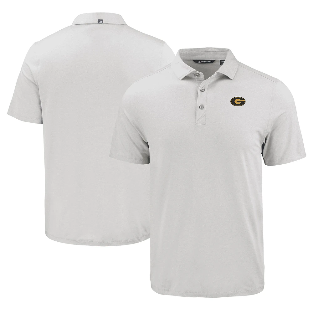 Men's Cutter & Buck Gray Grambling Tigers Coastline Epic Comfort Eco Recycled Polo