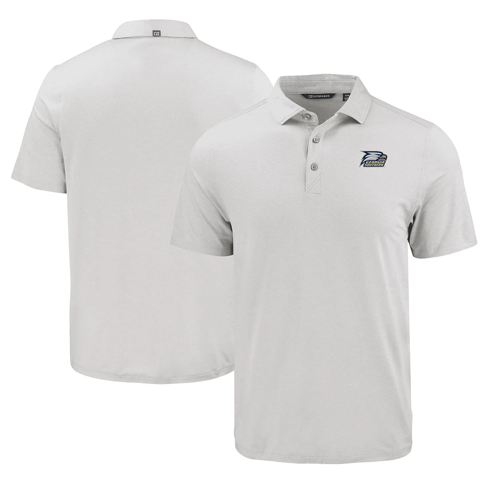 Men's Cutter & Buck Gray Georgia Southern Eagles Coastline Epic Comfort Eco Recycled Polo