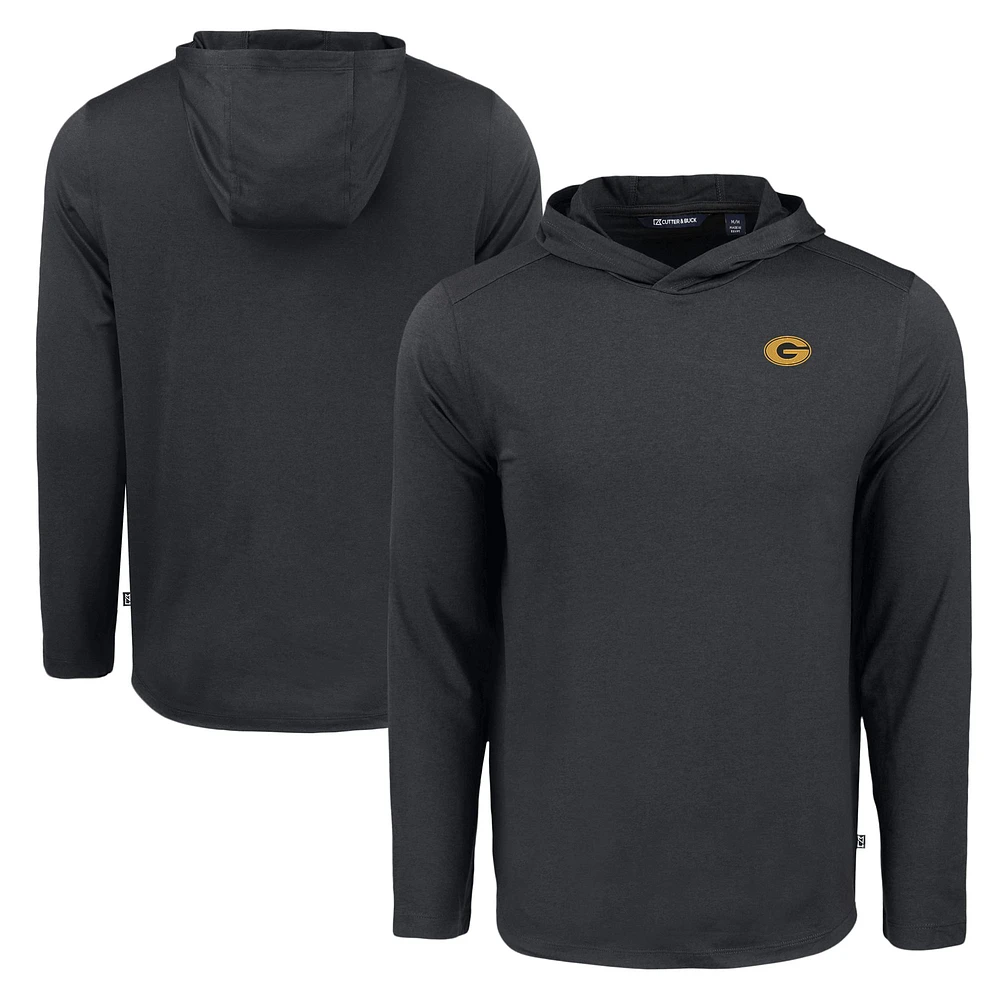 Men's Cutter & Buck Grambling Tigers Coastline Epic Comfort Eco Recycled Long Sleeve Hoodie T-Shirt