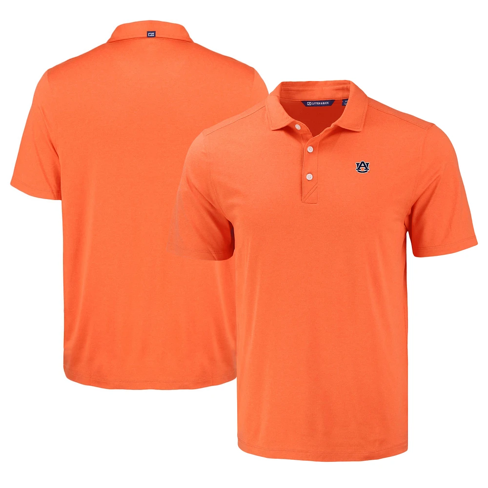Men's Cutter & Buck Auburn Tigers Coastline Epic Comfort Eco Recycled Polo