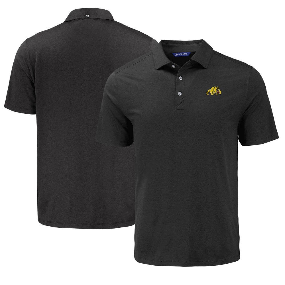 Men's Cutter & Buck Black Bowie State Bulldogs Coastline Epic Comfort Eco Recycled Polo