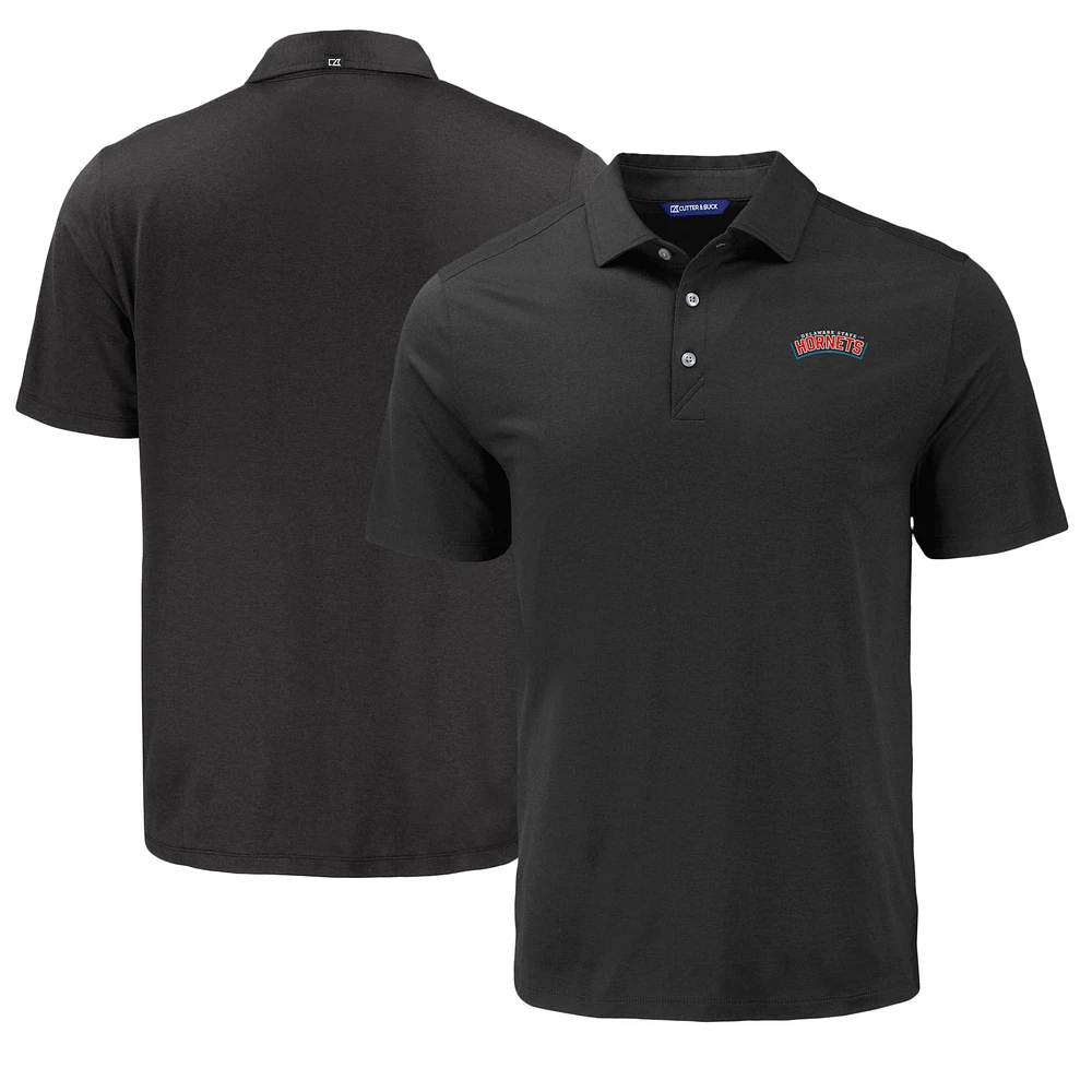 Men's Cutter & Buck Delaware State Hornets Coastline Epic Comfort Eco Recycled Polo