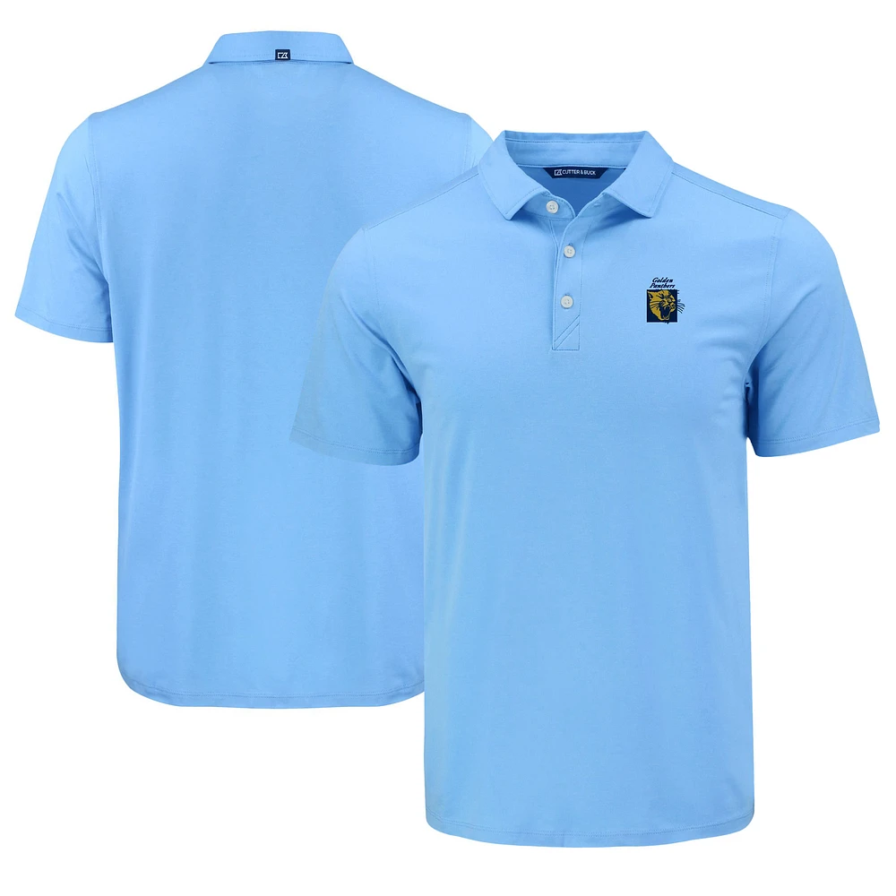 Men's Cutter & Buck Light Blue FIU Panthers Coastline Epic Comfort Eco Recycled Polo