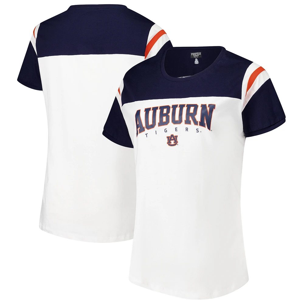 Women's Fanatics White Auburn Tigers Plus Winning Gear T-Shirt