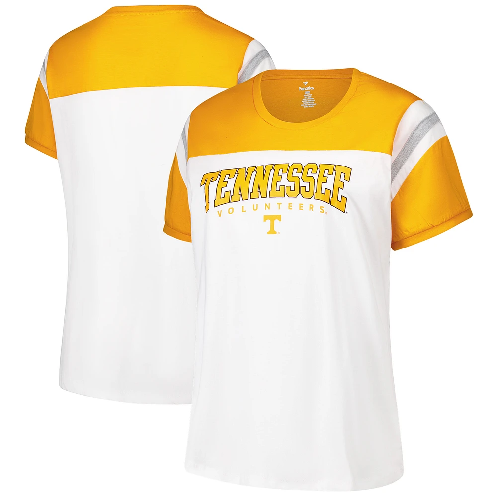 Women's Fanatics White Tennessee Volunteers Plus Winning Gear T-Shirt
