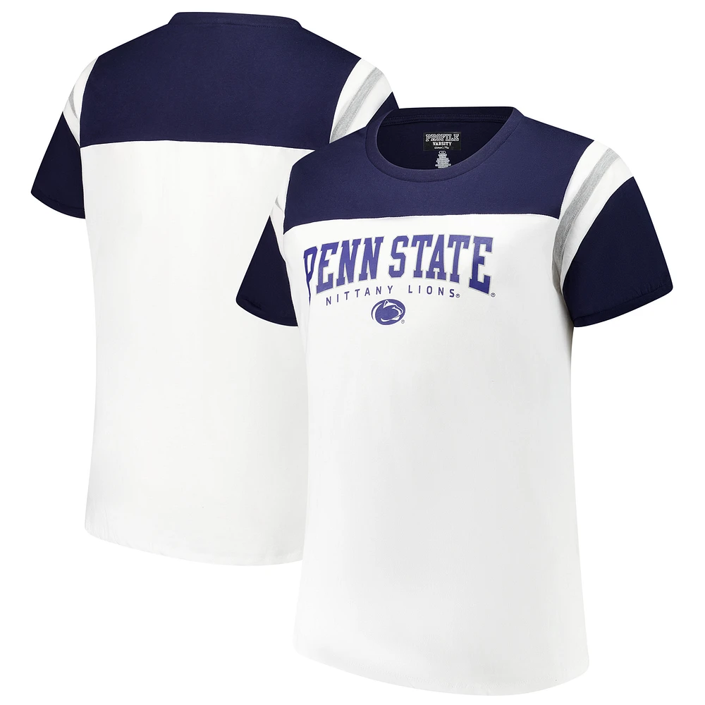 Women's Fanatics White Penn State Nittany Lions Plus Winning Gear T-Shirt