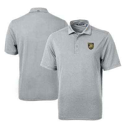 Men's Cutter & Buck Gray Army Black Knights Virtue Eco Pique Recycled DryTec Polo