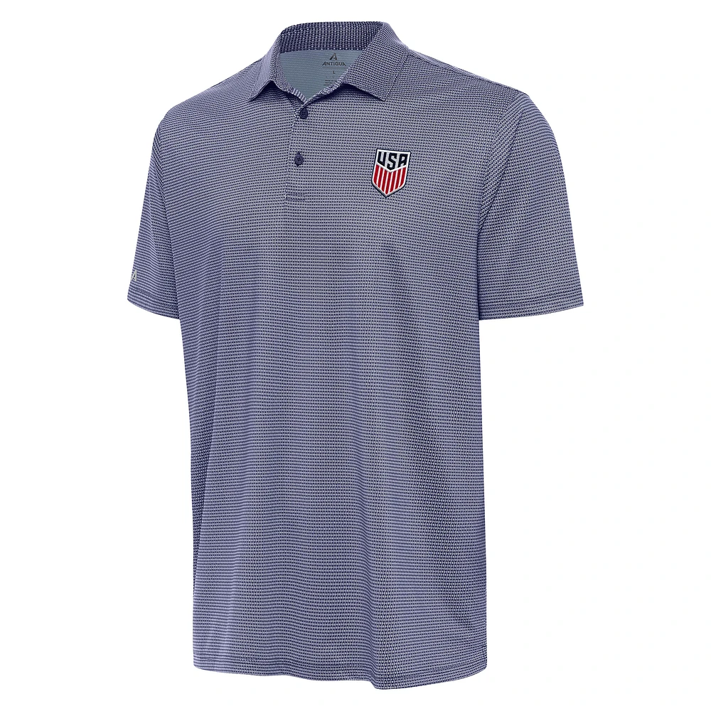 Men's Antigua Navy USMNT Rings Polo