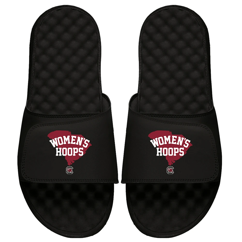 Unisex ISlide Black South Carolina Gamecocks Women's Hoops Slide Sandals
