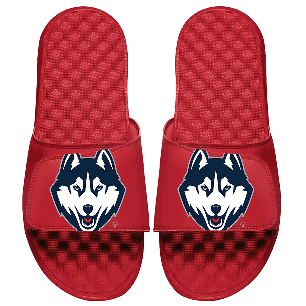 Unisex ISlide Red UConn Huskies Oversized Logo Slide Sandals