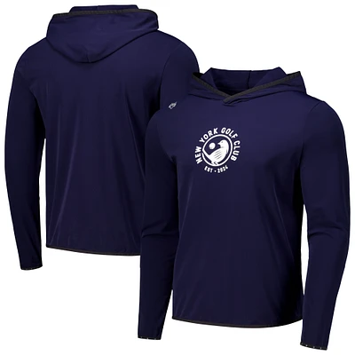 Men's Greyson Clothiers Navy New York Golf Club Colorado Performance Pullover Hoodie