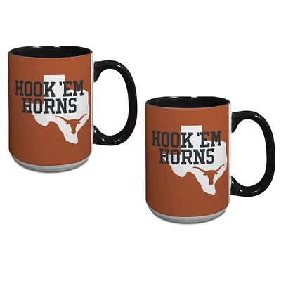 Texas Longhorns 15oz. Hometown Coffee Mug Two-Pack