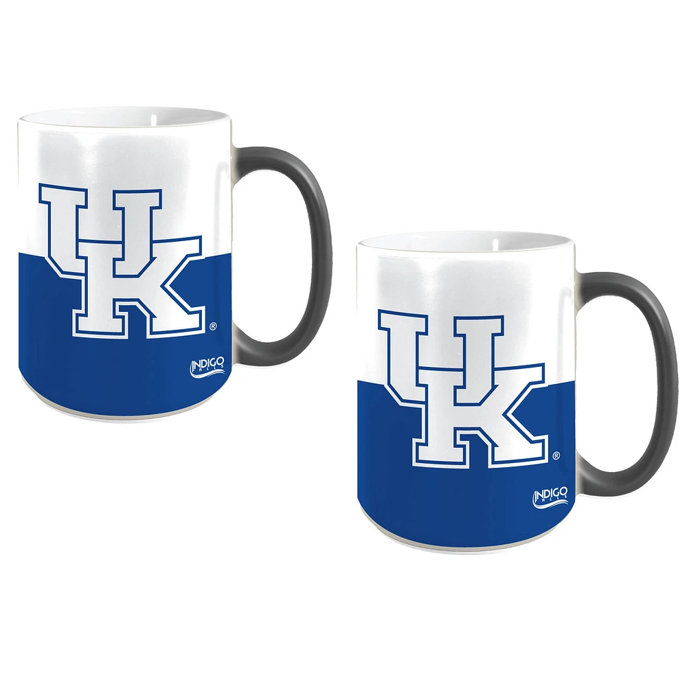 Kentucky Wildcats Two-Pack Reveal Mug Set