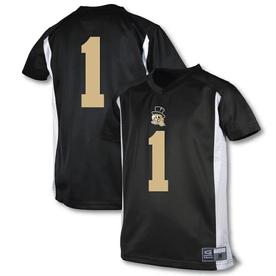 Youth Garb #1 Black Wake Forest Demon Deacons Football Jersey