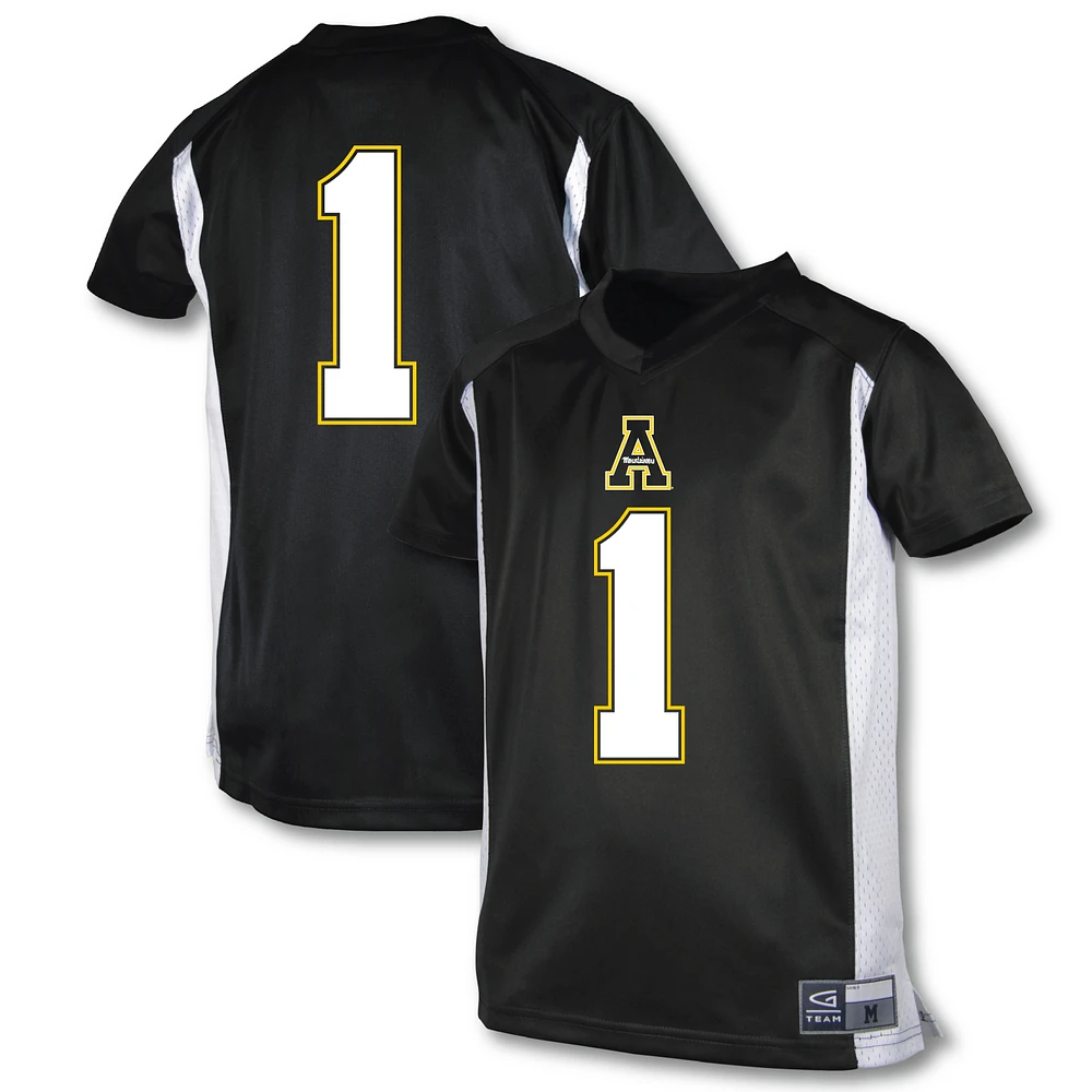 Youth Garb #1 Black Appalachian State Mountaineers Football Jersey