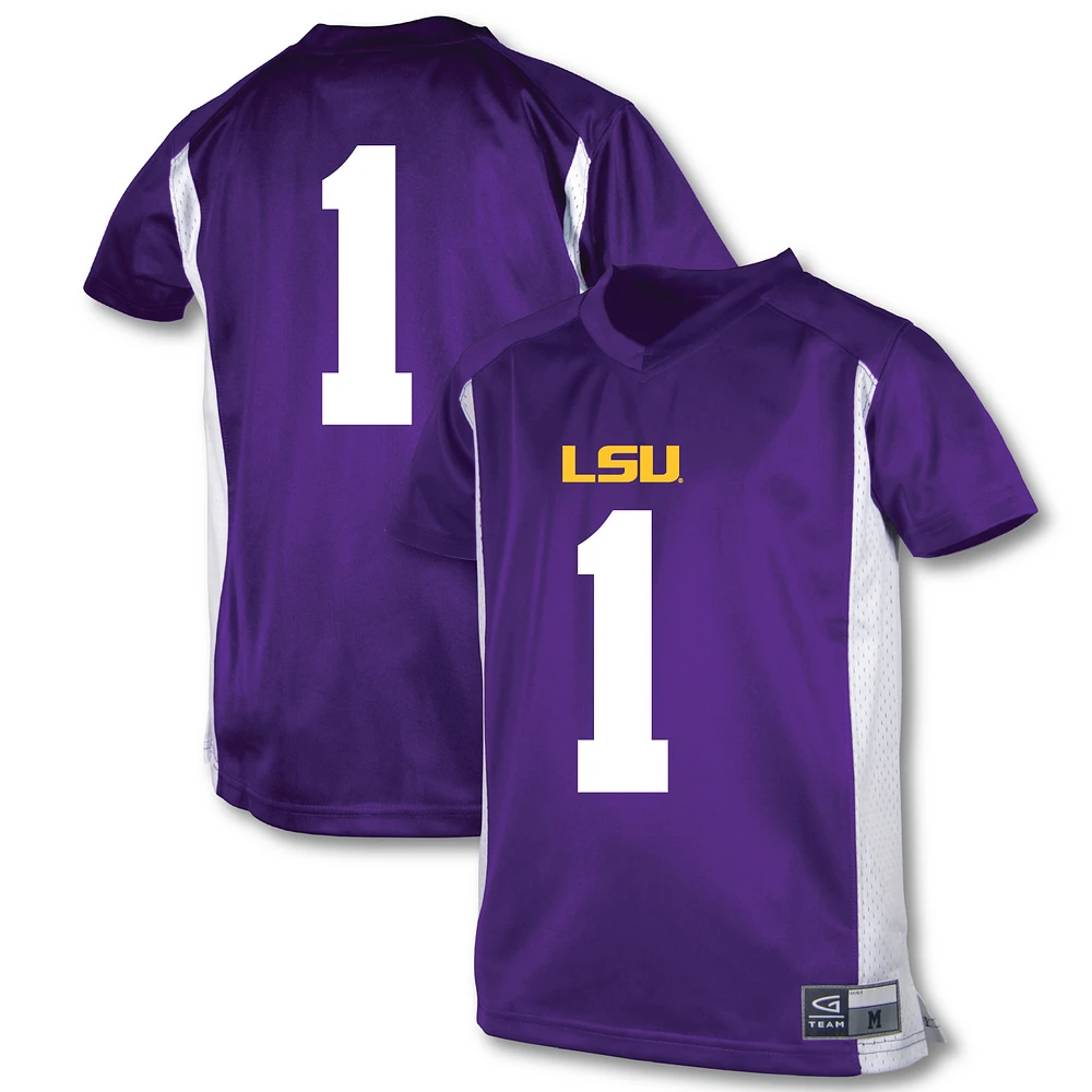 Youth Garb #1 Purple LSU Tigers Football Jersey