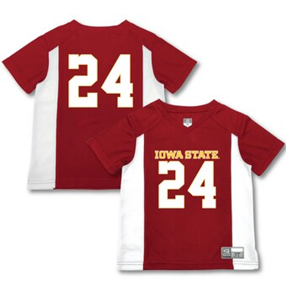 Toddler Garb #24 Cardinal Iowa State Cyclones Football Jersey