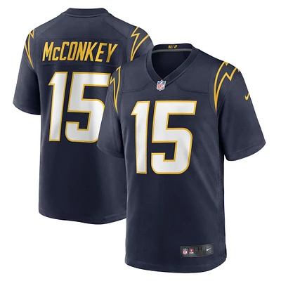 Men's Nike Ladd McConkey Navy Los Angeles Chargers Alternate Game Jersey