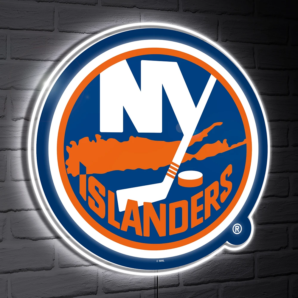 New York Islanders LED Team Logo Shaped Lighted Wall Sign