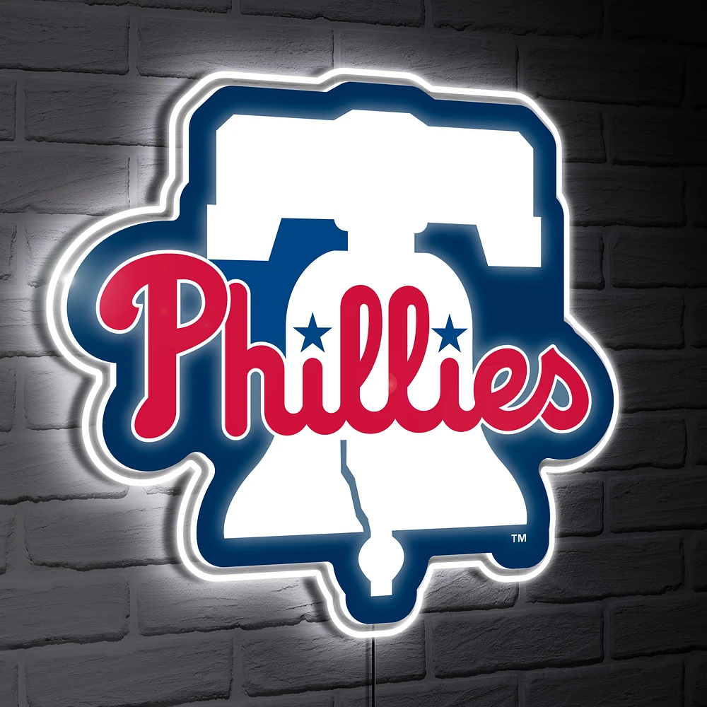 Philadelphia Phillies LED Team Logo Shaped Lighted Wall Sign