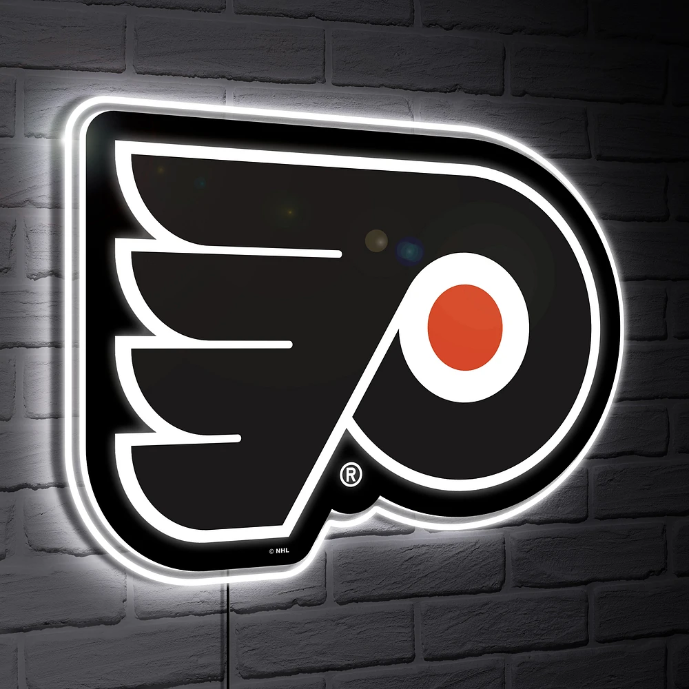 Philadelphia Flyers LED Team Logo Shaped Lighted Wall Sign