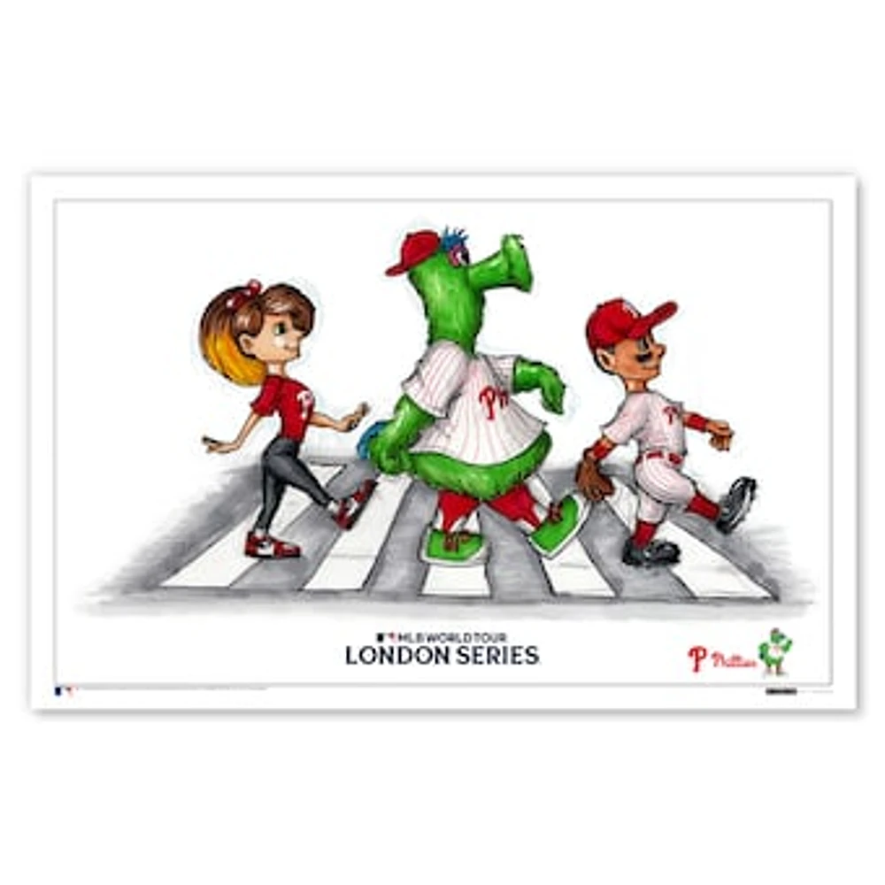 Philadelphia Phillies 2024 London Series 11" x 17" Limited Edition Poster Print