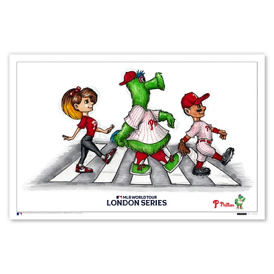 Philadelphia Phillies 2024 London Series 11" x 17" Limited Edition Poster Print