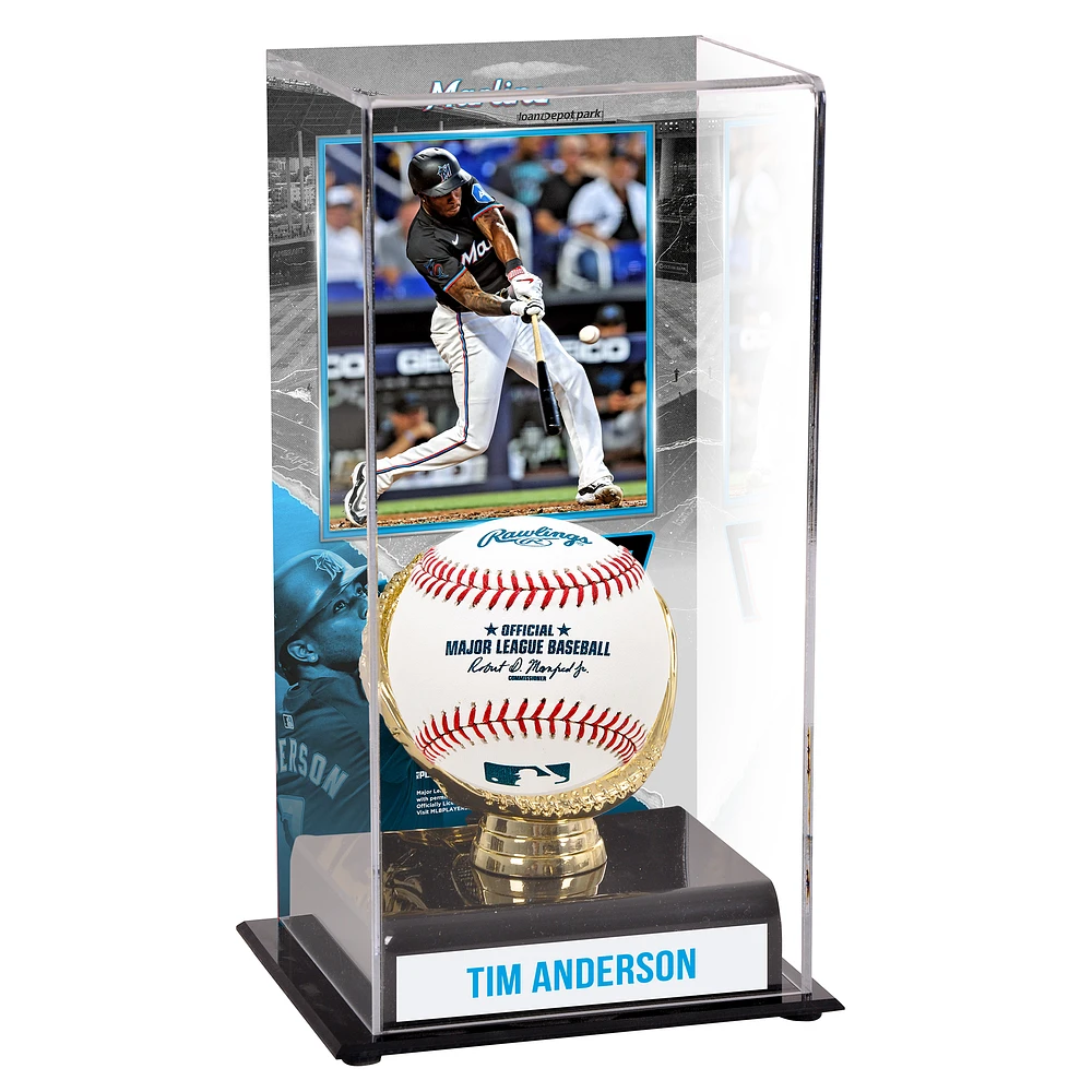 Tim Anderson Miami Marlins Sublimated Display Case with Image