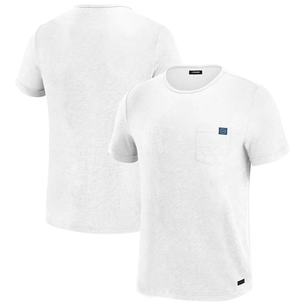 Men's J. Palmer White Florida Gators In-The-Pocket T-Shirt