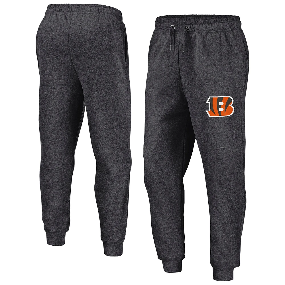 Men's Fanatics Heather Charcoal Cincinnati Bengals Boost Fleece Joggers