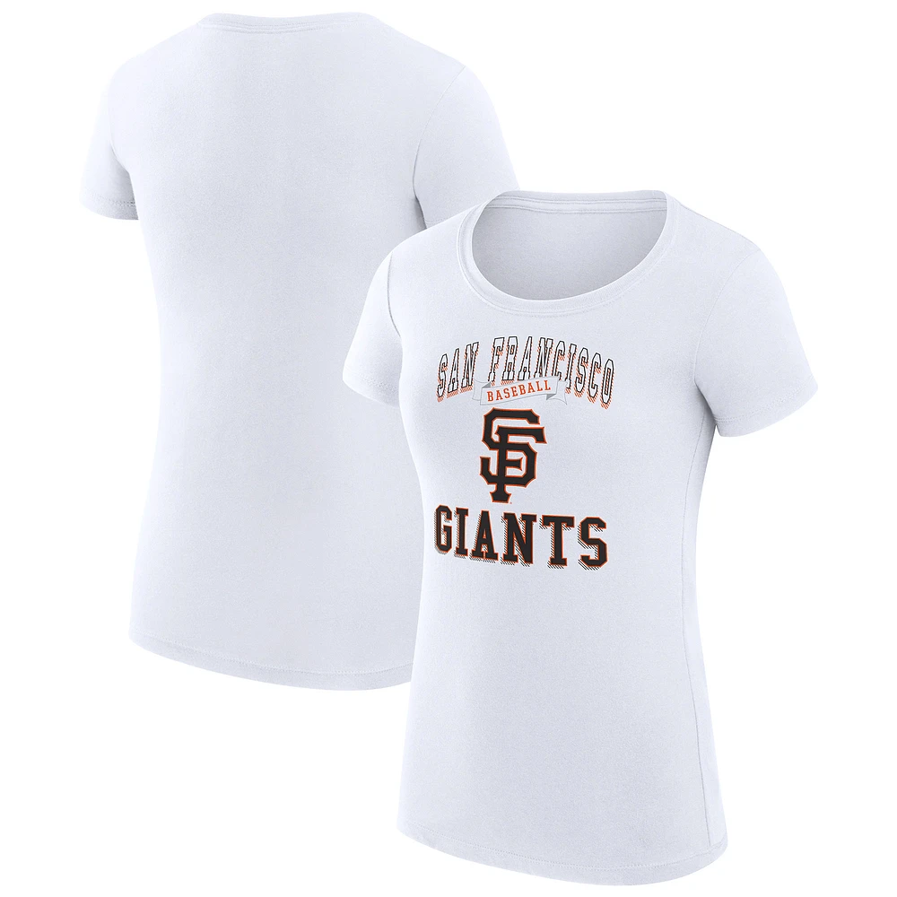 Women's G-III 4Her by Carl Banks San Francisco Giants Super-Slim Fit Lightweight Team Logo Graphic T-Shirt