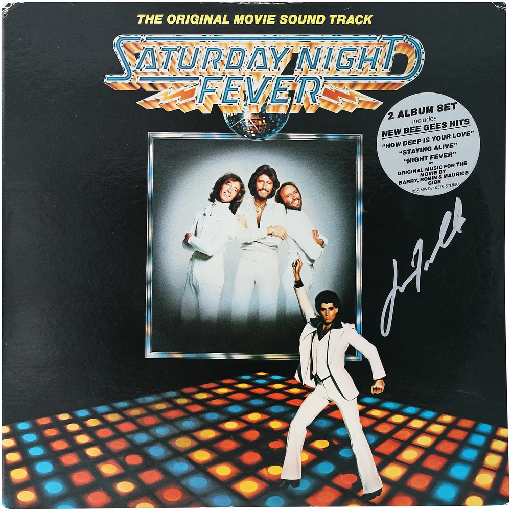 John Travolta Saturday Night Fever Autographed Vinyl Album