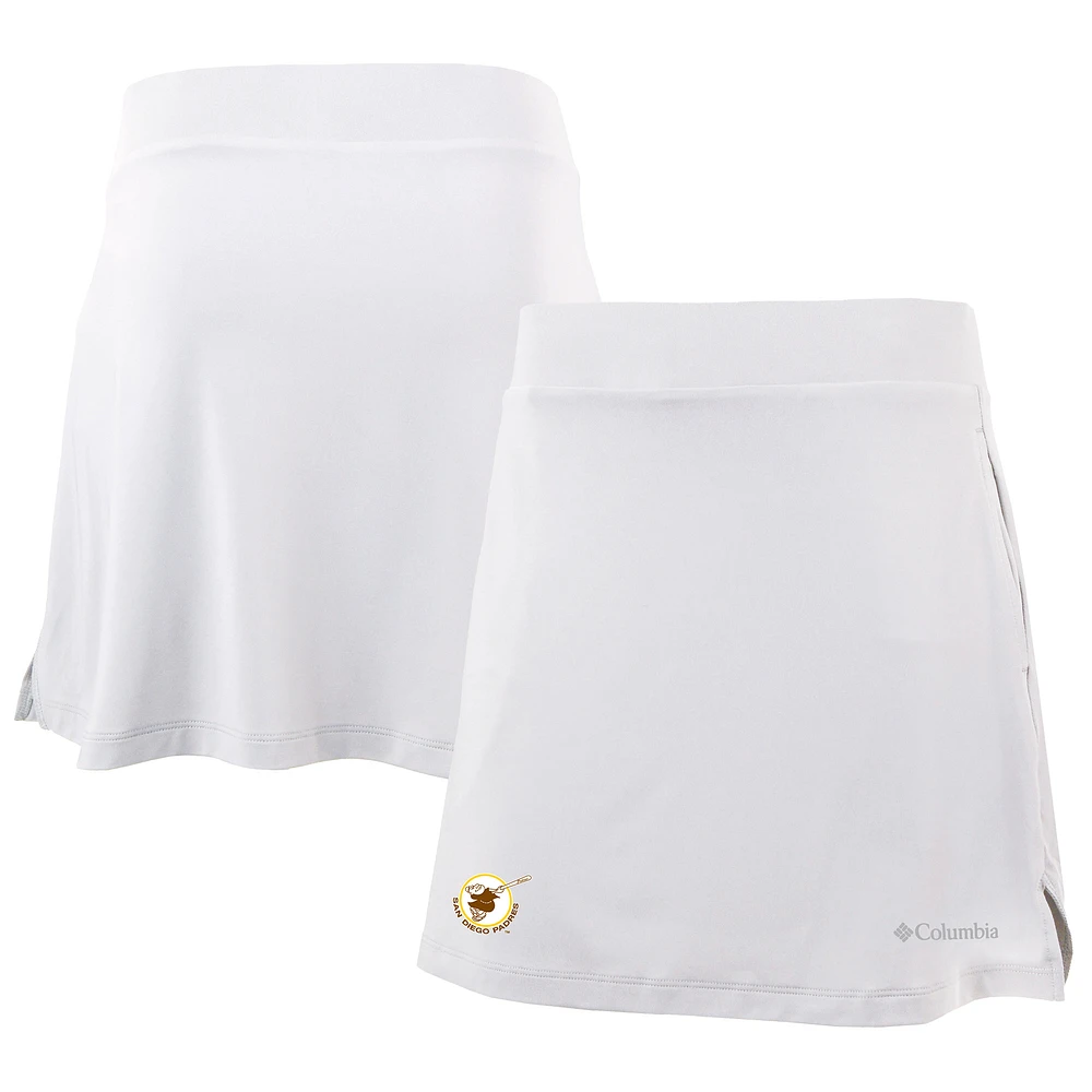 Women's Columbia White San Diego Padres Omni-Wick Best One Yet Skort